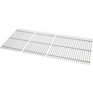 Weber Grillrost dreiteilig Edelstahl Silber