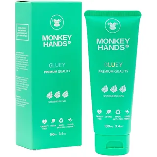 Monkeyhands Gluey Grip | Superstarker Halt für Fitness und Pole Dance | Ideal für Calisthenics, Ringe, Parkour, Turnen | Vegan, Ohne Parabene, mit Harz | Grün, 100ml