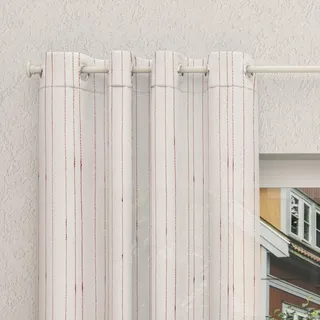 Soleil d'ocre Ösenvorhang, speziell für Glasfront, 280 x 250 cm, Charlie