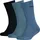 KIDS CREW SOCK 3P Blau 35-38