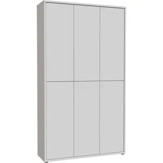 Forte Alice Springs Schuhschrank 109,2x191,9x34,9 cm grau