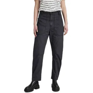 G-STAR RAW Damen 3D Fatigue Boyfriend Hose, Schwarz (Caviar Vintage gd D22477-9740-D402), 26