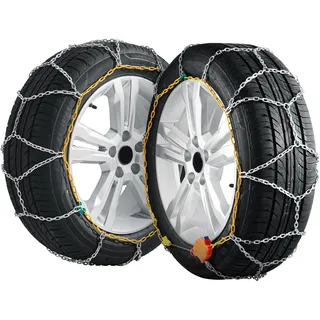 Vevor Mangan-legierter Stahl Notfall-Traktions-Schneeketten, für Autos Pickups SUVs und Lkws 605 / 695 mm, für 225/60-16; 215/60-16; 225/65-15; 225/55-16; 235/55-16