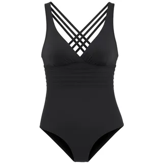 LASCANA Badeanzug Damen schwarz Gr.38 Cup C