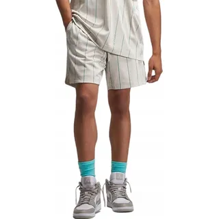 Nike Hose mit Nadelstreifenprint, atmungsaktiv, Jordan Logo und Kordelzug - Grau