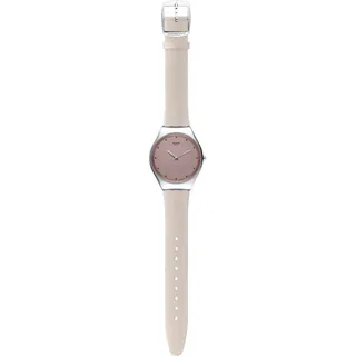 Damenuhr Swatch (Ø 38 mm) - Dunkelrot, Beige