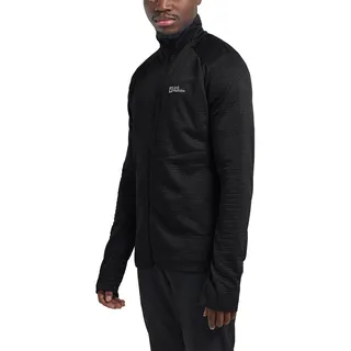Jack Wolfskin Herren Taiga Fz M Fleecejacke Schwarz, M EU