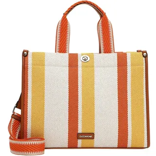 Shopper EMILY & NOAH "Shopper E&N Jasmin", Damen, Gr. B/H/T: 36cm x 27cm x 14cm 0, orange (orange 610), Polyester, Taschen Shopper