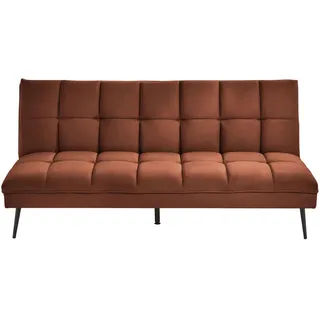 Mid.you Schlafsofa , Rostfarben , Textil , 178x84x98 cm , Liegefunktion , Wohnzimmer, Sofas & Couches, Schlafsofas, Klappsofas