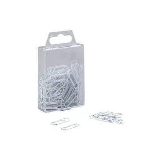 Gowi Büroklammern weiß lackiert, 100 St.