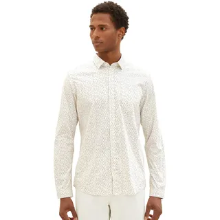 TOM TAILOR Herren Slim Fit Hemd mit Stretch