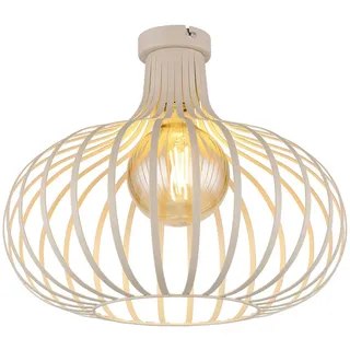 Nowa Globo Deckenleuchte Mateo 40 x 35 cm (Ø x H) cremefarben matt