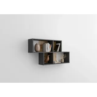 FMD Nora Wandregal 100 x 53 x 19,5 cm Eiche