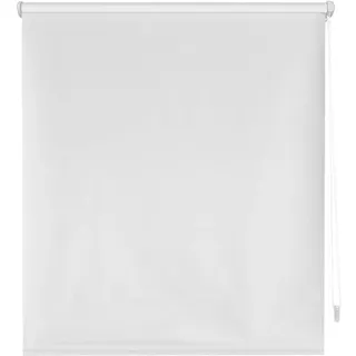 Decorblind Verdunkelungsrollo, glatt, ohne Werkzeug und ohne Bohren, Maße 52 x 180 cm (Breite x Länge), Stoff 49 x 175 cm, naturfarben, für Fenster