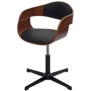 Mendler Esszimmerstuhl HWC-H46 Kunstleder schwarz