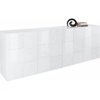 Home Affaire Miro 241 cm Weiß hochglanz