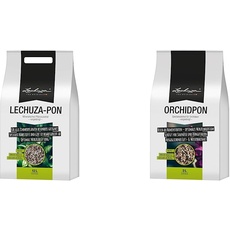 LECHUZA%22PON 12L%22 Pflanzsubstrat, Neutral &%22ORCHIDPON 3L%22 Pflanzsubstrat