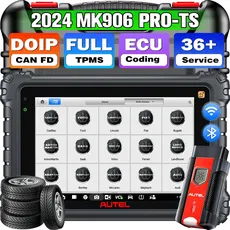 Autel MaxiCOM MK906 PRO-TS Android 10, 2024 Superschnelle Ver von MK906 PRO TS MaxiSys MS906 PRO-TS MS906 PRO MS906TS MS906 MK908 II, Top TPMS-Programmierung, ECU-Codierung, 36+ Dienste, AutoScan 2.0