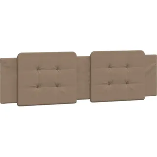 vidaXL Kopfteil-Kissen "Zadar" Cappuccino-Braun 180 cm Kunstleder - Braun