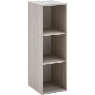 Kinderregal HOME AFFAIRE "Geeert", Baby, Gr. B/H/T: 29cm x 90cm x 35cm, 3 Stk. offene Fächer, grau (ulme silber, grau nb), Holzwerkstoff, Regale Kinderregal, für Wickelkommode »Geert«; Made in Germany