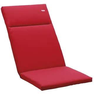 SIEGER 5540 4914 KT Klappsessel-Auflage, 100% Dralon/Polyacryl, ca. 121 x 49 x 4 cm, rot