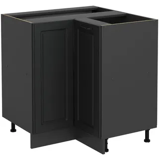 Vicco Eckunterschrank R-Line 75,6 x 81,6 x 46 cm Anthrazit Landhaus/Dunkelgrau