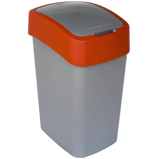 Curver FLIP BIN 50 l Silber/Rot