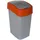 FLIP BIN 50 l Silber/Rot