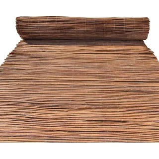 Weidenmatten von Nature-Lounge - hochwertiger Sichtschutz aus Weide 120 cm 500 cm - Beige