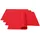 Tischset Rot