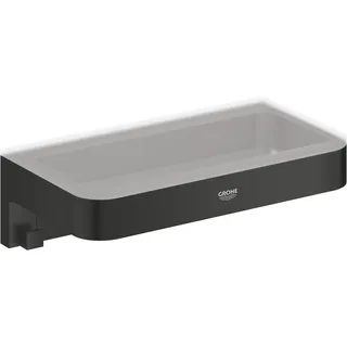 Grohe Start Cube, QuickFix Duschkorb, Kleben oder Bohren mattschwarz