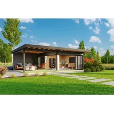 Bild von Domeo 10 Gartenhaus carbongrau (7015741004)