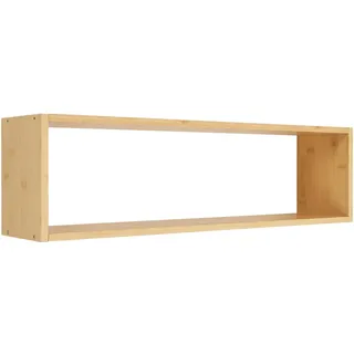 Mid.you Wandregal , Naturfarben , Holz , Bambus , massiv , Holz , 70x19.5x15 cm , hängend , Holzmöbel, Holzregale, Wandregale Holz
