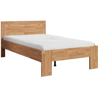 Linea Natura Bett , Eichefarben , Holz , Eiche , massiv , 120x200 cm , in verschiedenen Holzarten erhältlich, in verschiedenen Größen erhältlich , Holzmöbel, Holzbetten, Sonstige Holzbetten