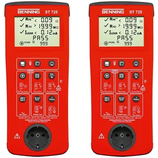 Benning 050316 ST 725 Gerätetester Rot