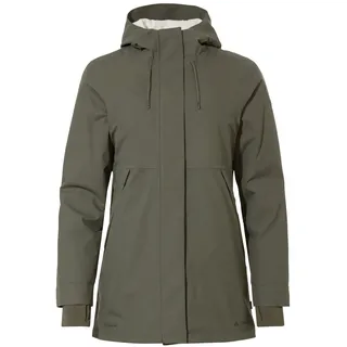Vaude Damen Winterjacke Coreway Parka, wasserdicht, winddicht und atmungsaktiv, khaki, 38