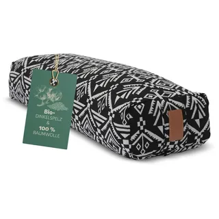#DoYourYoga Yogabolster »Paravati« mit Bio-Dinkelspelz (KBA), waschbarer Bezug, 67cm x 13cm, Yogakissen/Sitzkissen/Zafukissen für Yin Yoga - Style 7