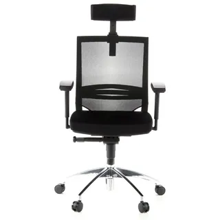 HJH Office Porto MAX Stoff Schwarz