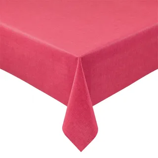 Peyer Syntex Tischdecke , Beere , Textil , Uni , rechteckig , 130x220 cm , Heimtextilien, Wohntextilien, Tischwäsche, Tischdecken