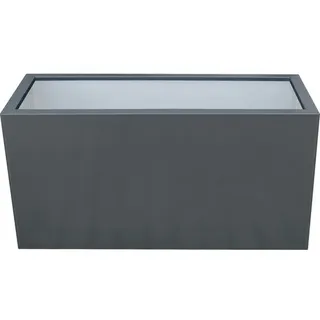 Pflanzkübel Palatino Lotte Metall beschichtet 150 x 40 x 50 cm anthrazit