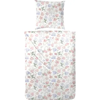 Primera Bettwäsche »Perkal Bettwäsche Tante Ida« 2 Stk. tlg. mit floralem Dessin, bunt