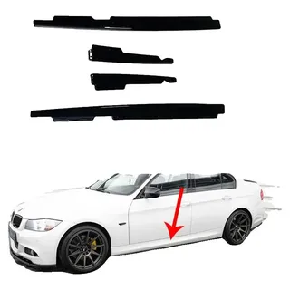 Auto Seitenschweller, Hochwertiges ABS, Passt für Luxus-Sportlimousine (2005-2013), Abmessungen für 4-Tür-Coupé-Modelle, Set von 4 Stück, Zustand: Brand