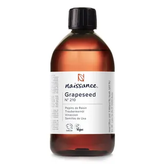 Naissance Traubenkernöl (Nr. 210) - 450ml - Raffiniert für Haare, Haut, Körper, Kosmetik, Massage