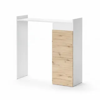 Vicco Waschmaschinenschrank Alf, 99 x 98 cm mit 2 Schubladen, - Weiß