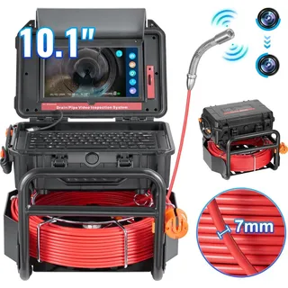 Vevor Inspektionskamera 50m mit 10,1 Zoll Touchscreen, IP67