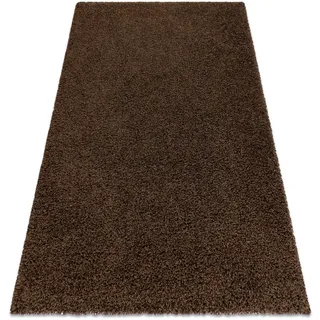 RugsX Soffi Shaggyteppich 80 x 150 cm Braun