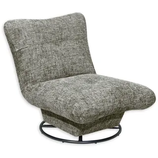 Stella Trading Drehsessel Maranello Polyester 96 x 75 x 93 cm grau drehbar