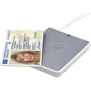 SCM3700 F / uTrust 3700 F USB RFID Desktop Reader für kontaktlose Smart Cards / nPA - 13.56 MHz / 905503 / 905502
