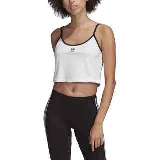 Adidas Damen SPAGHETTI STRAP Tank Top, White/Black, 28 DE