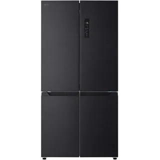 LG GMM42ABBEH Multi-Door Kühlschrank mit Gefrierfach (600 L, Energieklasse E) mit Multi-Airflow Umluftkühlung, Express Cooling & Express Freeze, Total No Frost, Schwarz